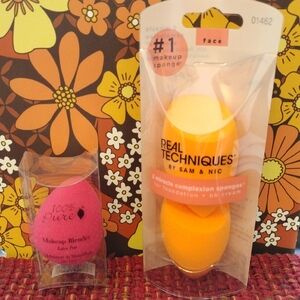 Real Techniques Miracle Complexion Sponge Set - Plus 100% Pure Makeup Blender